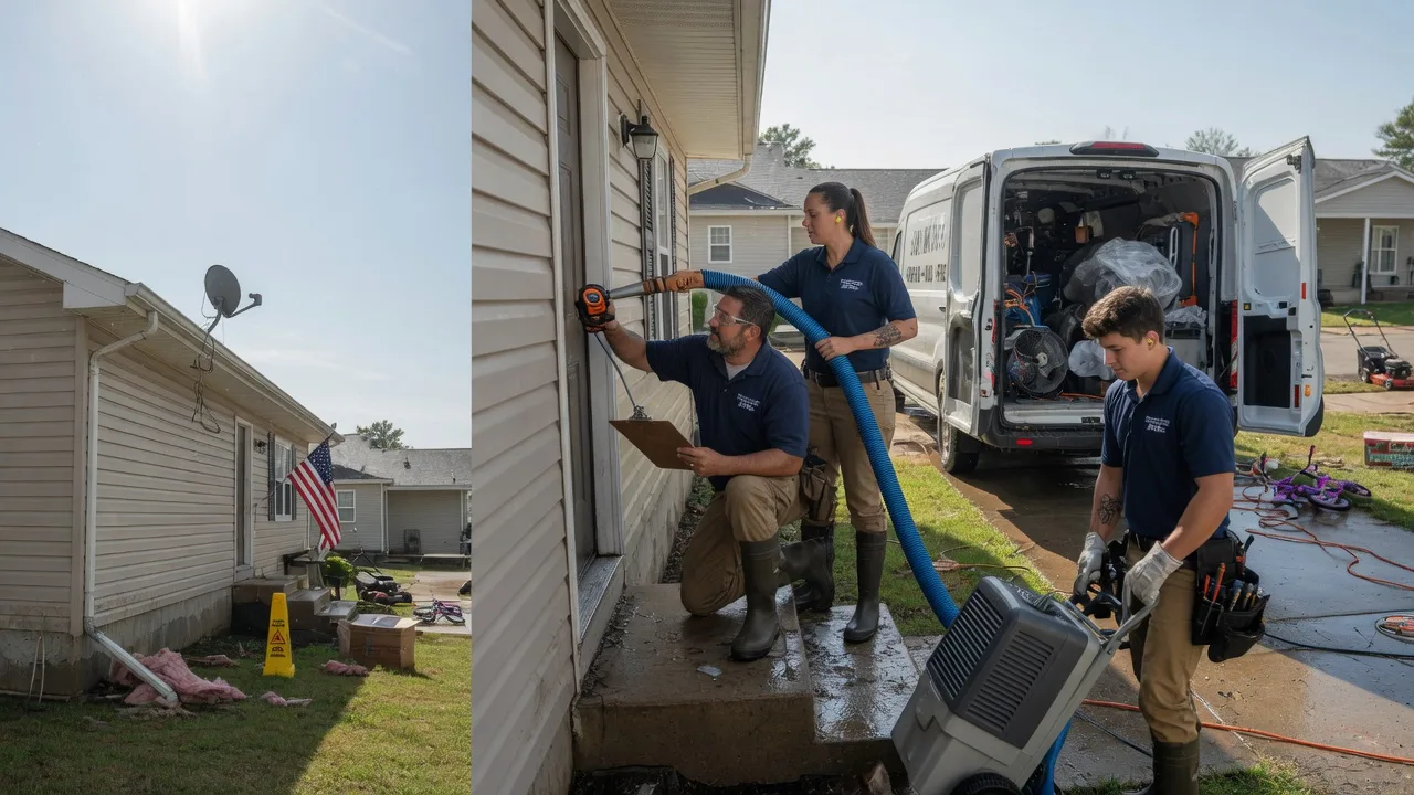 Ceiling Water Damage Restoration in Dandridge, TN near me